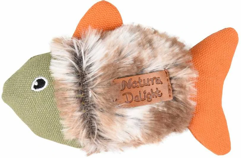 Flamingo minkšta žaislinė žuvelė su dilgėlėmis katei 13cm