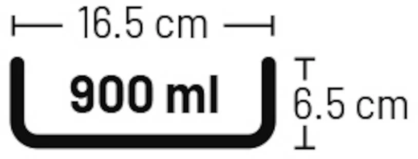 Flamingo Rocky keraminis dubuo ø 16,5cm - 900ml