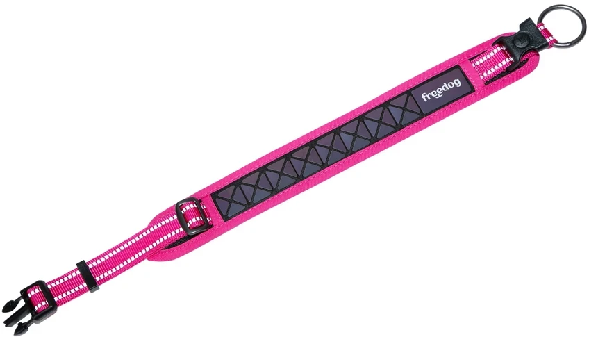 Freedog Import Sl Freedog Boreal fuksijų rožinis antkaklis šuniui 20mm x 43-52cm