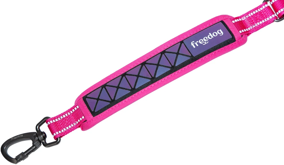 Freedog Import Sl Freedog Boreal fuksijų rožinės spalvos pavadėlis šuniui 15 mm x 120–180 cm