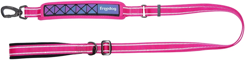 Freedog Import Sl Freedog Boreal fuksijų rožinės spalvos pavadėlis šuniui 15 mm x 120–180 cm