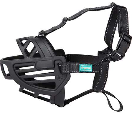 Freedog Import Sl Freedog Ergo Plus juodas antsnukis šunims XXL