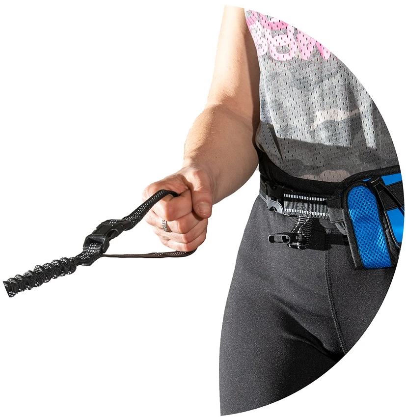 Freedog Import Sl Freedog UltraTrail mėlynas bėgimo diržas su pavadėliu 21mm x 120cm