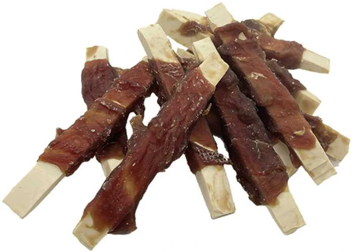 HiBrand Sp. z o.o. Bubu Pets šunų skanėstas antienos ir žuvies juostelės 500g