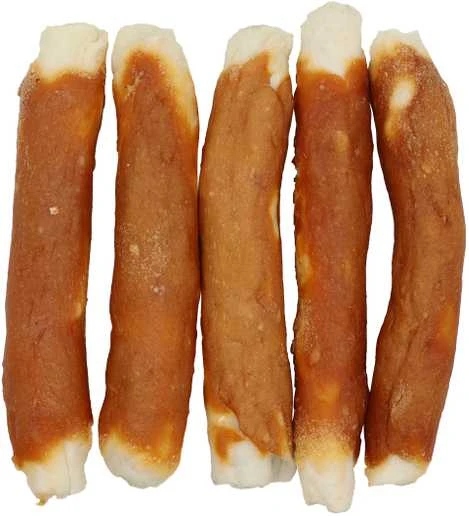 HiBrand Sp. z o.o. Bubu Pets vištienos mėsa ant storos žaliavinės odos lazdelės 20cm 500g