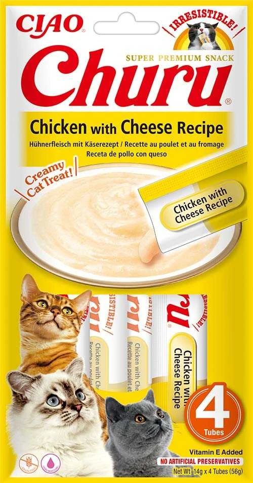 Inaba Churu Cat skanėstas Chicken Cheese 56g