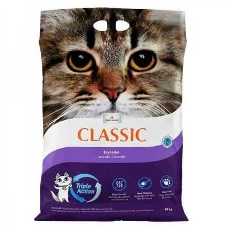 Intersand - kačių kraikas Extreme Classic, levandų skonio, 14 kg - (18314)