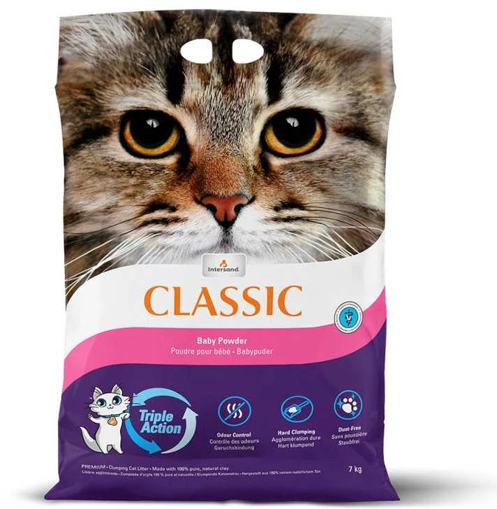 „Intersand“ – „Catlitter Extreme Classic“ kūdikių pudra, 14 kg – (18014)