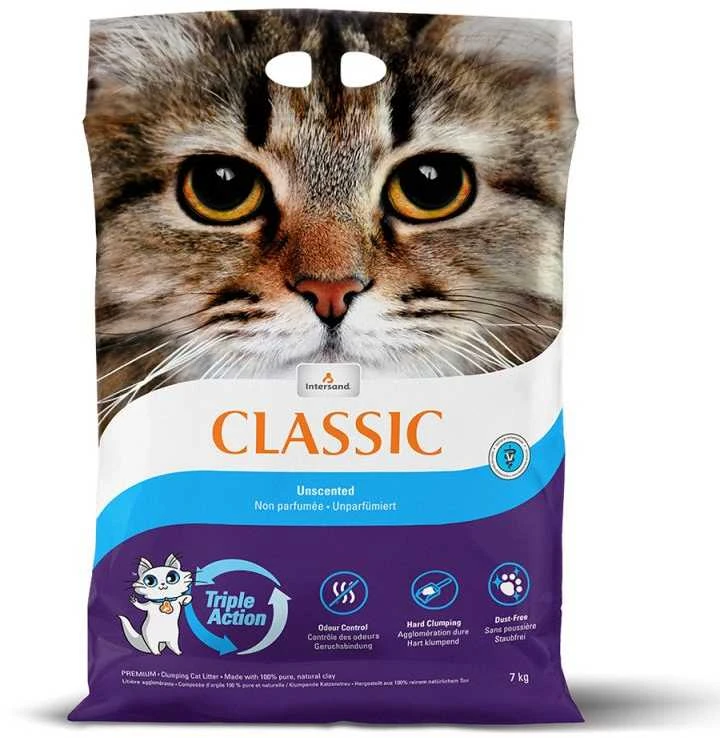 Intersand - Kačių kraikas Extreme Classic be kvapo, 14 kg - (18214)