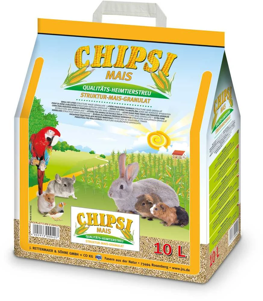 Cats Best Chipsi ŚCIŁKA CHIPSI MAIS 10l-4,6kg KUKURYDZIA