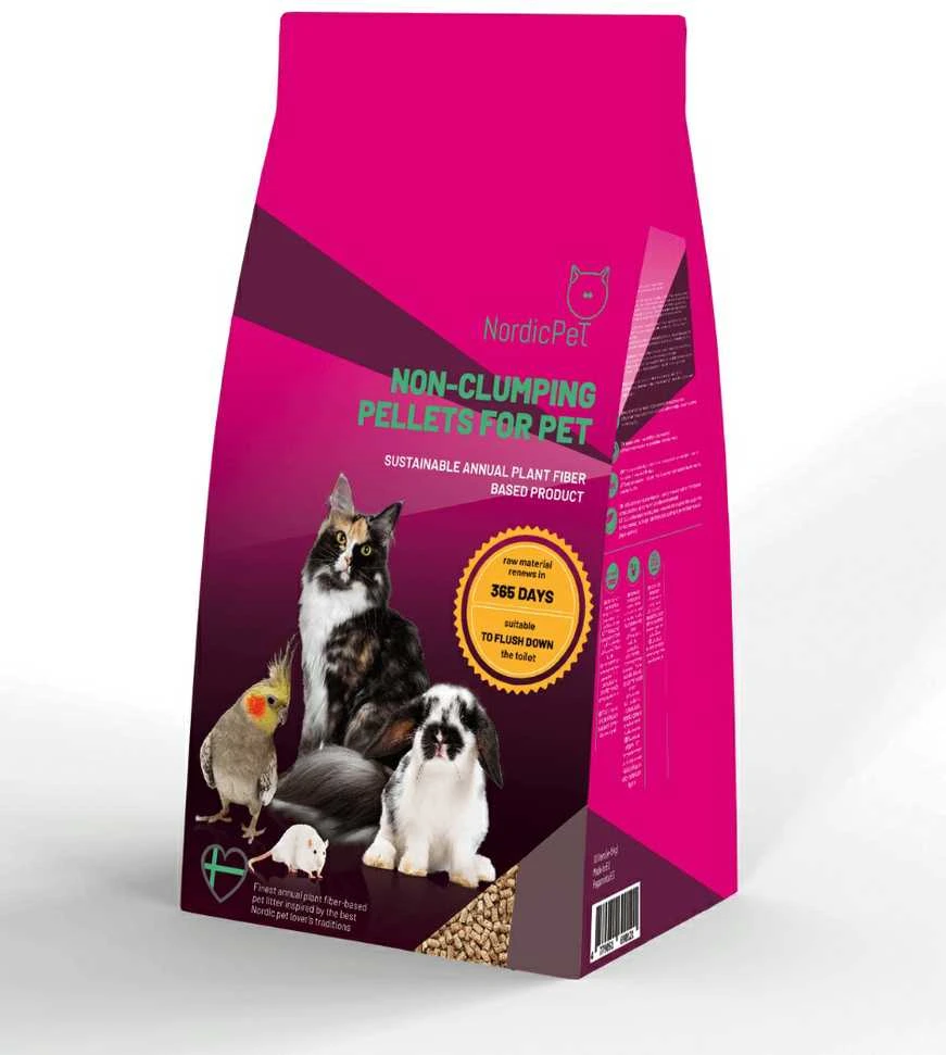 NORDIC PET Nordic_Pet Kačių kraikas organinis (nesušokantis) NordicPet, 5 l
