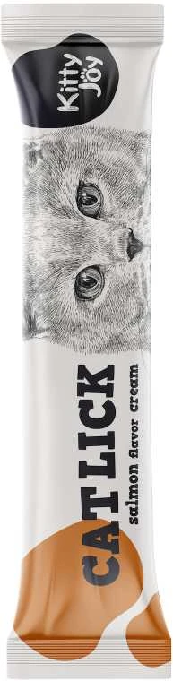 Petfest Kitty Joy Kitty Joy kačių laižymo vištienos ir lašišos kremas 4x15g