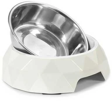Rinaldo Franco Spa Record balto melamino pagrindo dubuo šunims ø 22,5cm - 700ml