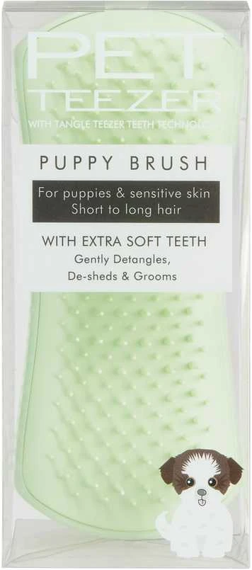 Tangle Teezer Pet Teezer Puppy žalias šuniukų šepetys