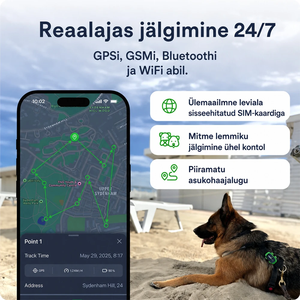Trackimo PetLoc8 GPS sekimo įrenginys