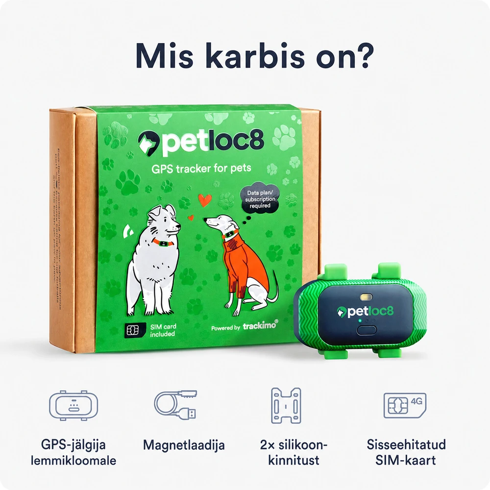 Trackimo PetLoc8 GPS sekimo įrenginys