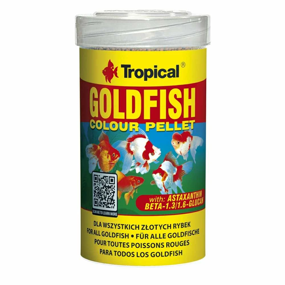 Tropical T Ogrodnik Tropical Goldfish spalvų Pellet 100 ml / 36g