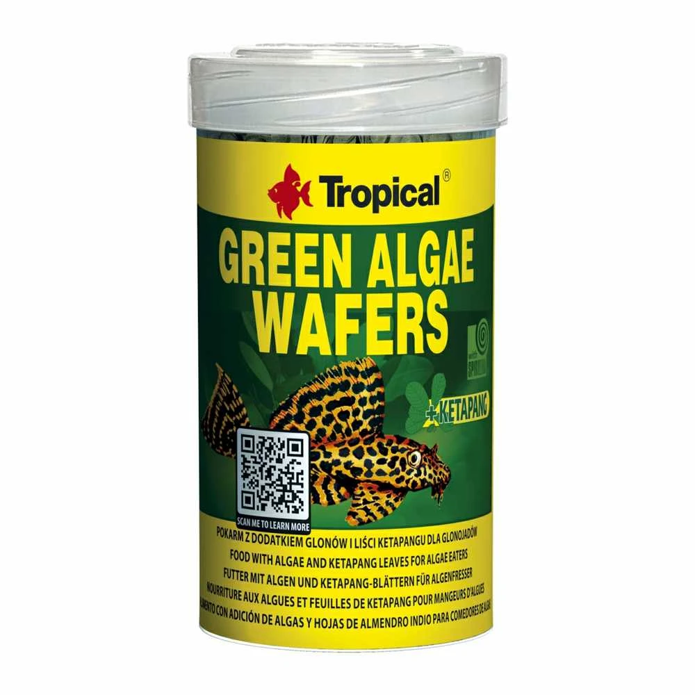 Tropical Tropiniai Žalias dumblių vafliai 100ml/45g