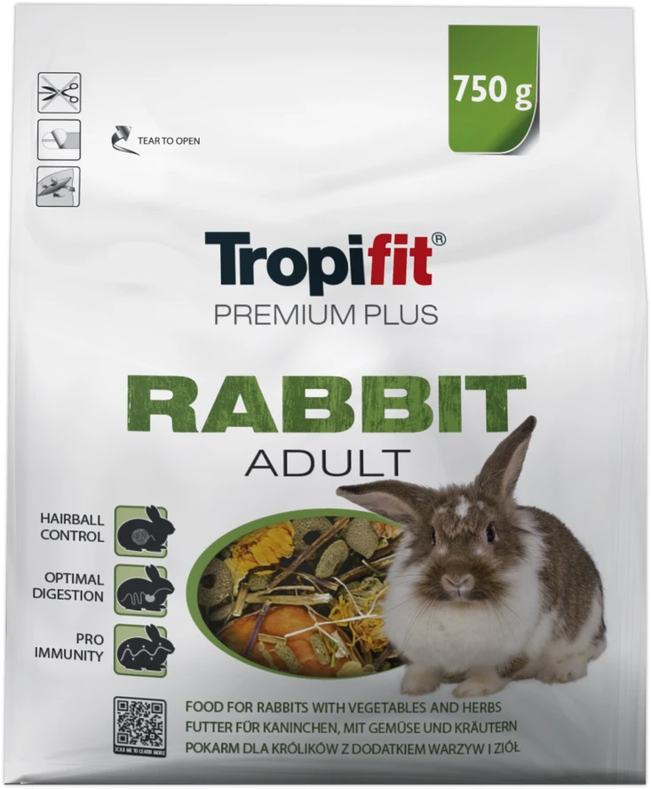 Tropical T Ogrodnik Tropical TROPIFIT PREMIO PLUS - TAŠKAS, SKIRTAS ADULT 750g KVOTAI