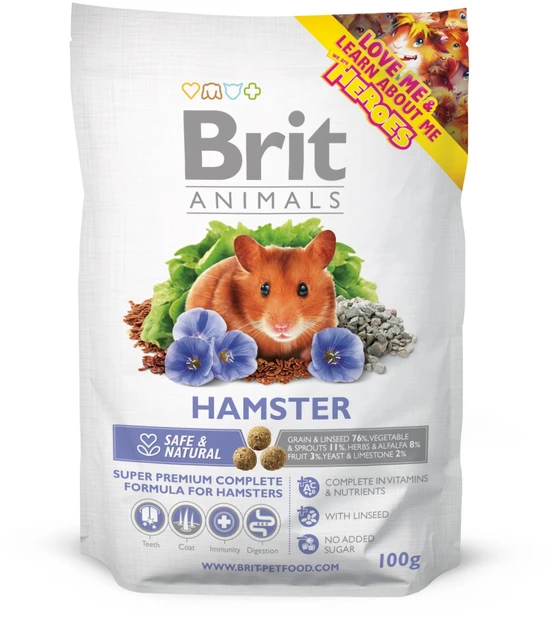 BRIT Animals maistas žiurkėnams 100g