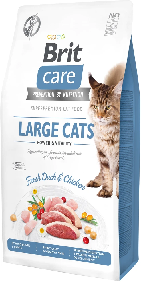 Brit Care Cat Large cats Power&Vitality ausas maistas katėms 7kg