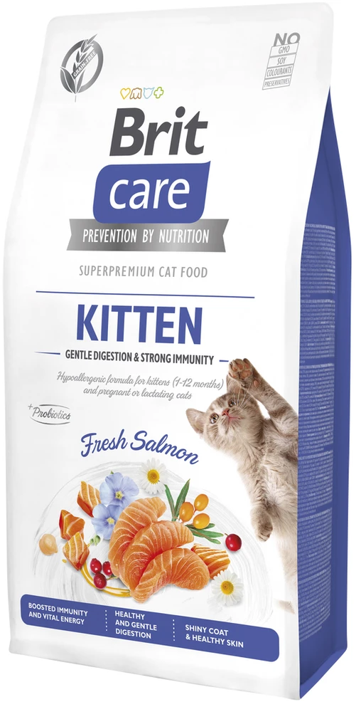 Sausas Kačių Maistas - Brit Care Be Grūdų Katinėliams Imunitetui 7kg