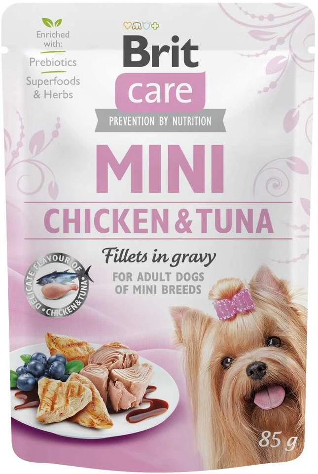 Brit_Care Šlapias šunų maistas Brit Care Mini, žuvis, 0.85 kg