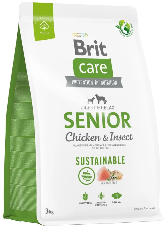 Brit Care SS Senior vištiena&Insect NAUJIENA 3kg
