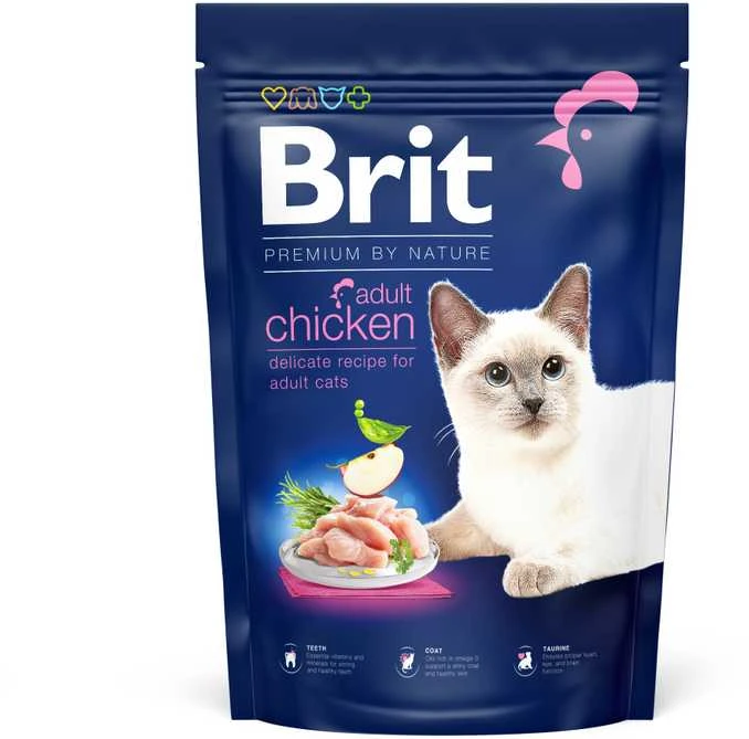 BRIT PREMIUM Cat Adult vištiena 1,5kg