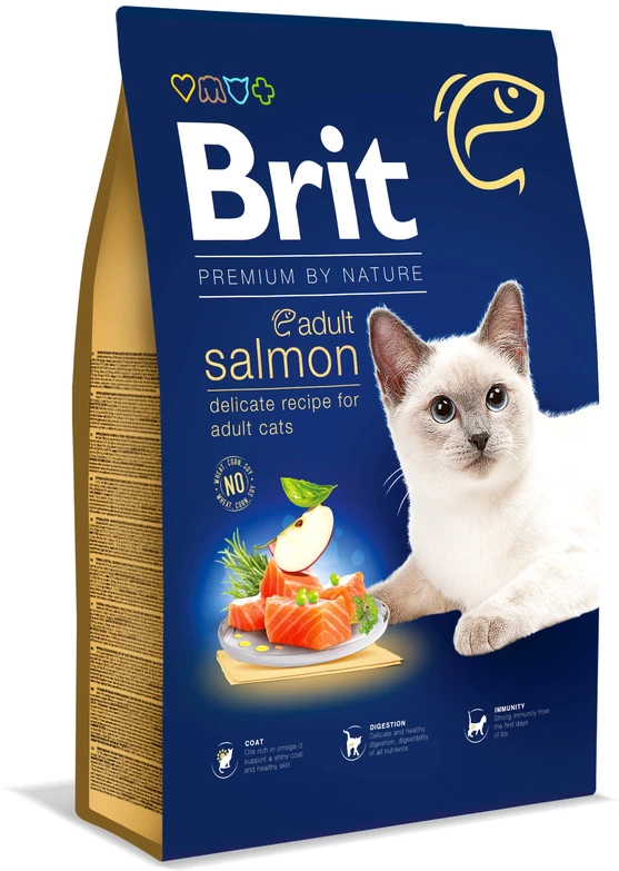 BRIT PREMIUM Cat Adult lašiša 8kg