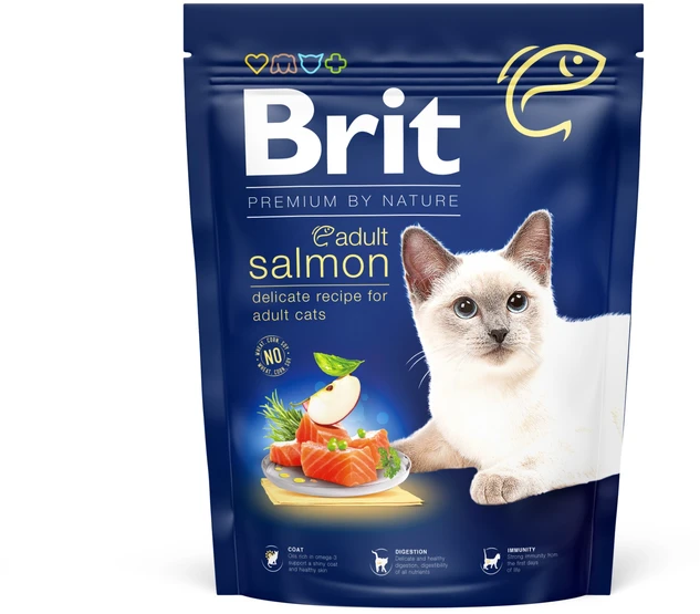 BRIT PREMIUM Cat Adult lašiša 300g