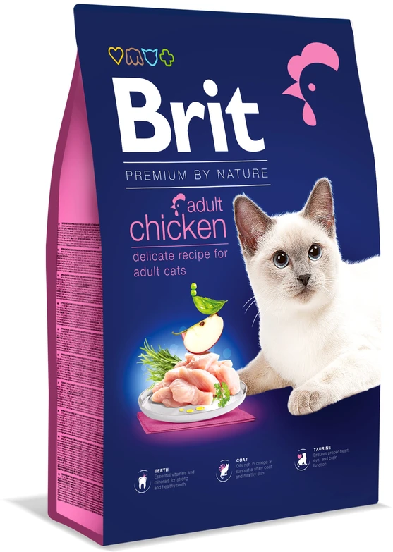 BRIT PREMIUM Cat Adult vištiena 8kg