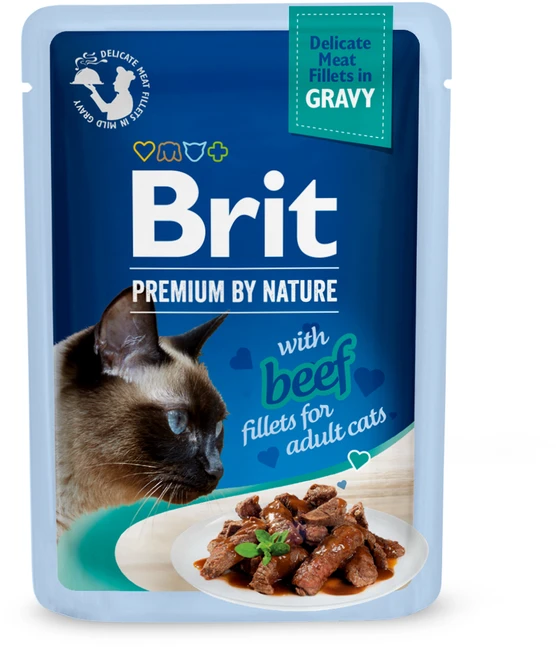 Vafo Praha Sro Brit Premium Delicate Fillets in Gravy su jautiena 85 g