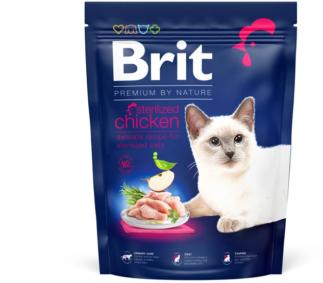 BRIT PREMIUM sterilizuota katė 300g