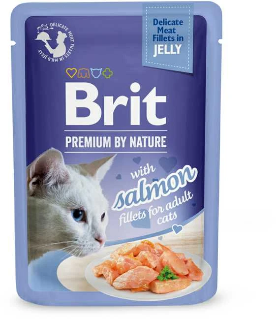 Vafo Praha Sro Brit KOT sasz.85g prem. żel lašiša FILLE
