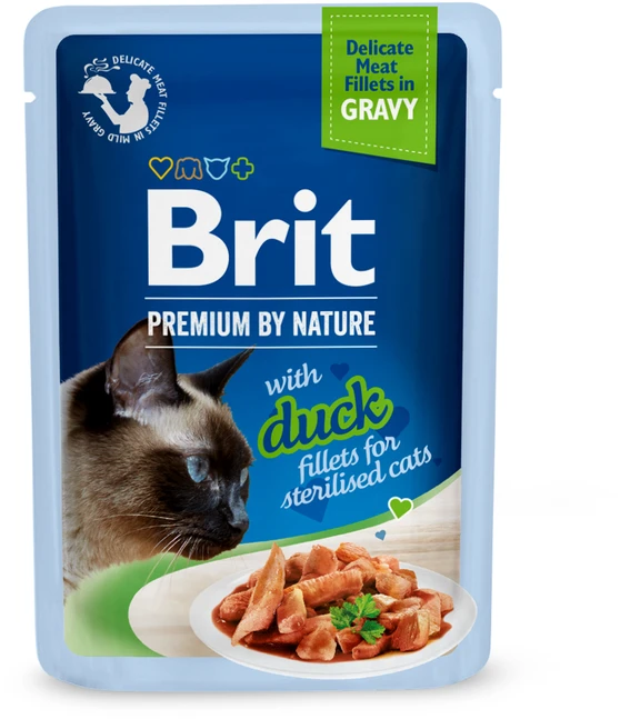 Vafo Praha Sro Brit Cat Food antienos filė 85g