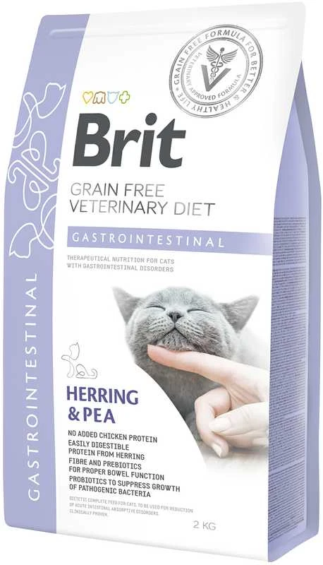 Brit GF Veterinary Diets sausas maistas katėms Gastrointestinal 2kg