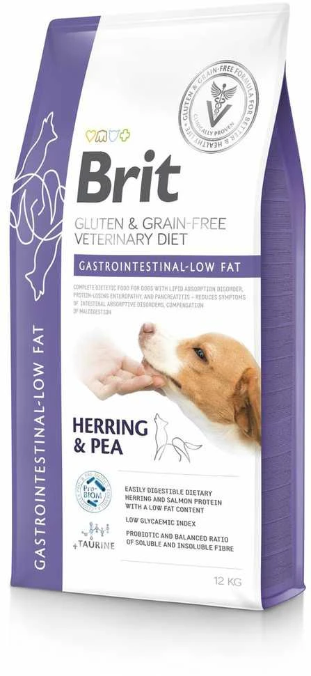 Brit GF Veterinary Diets Dog Gastrointestinal-Low fat 12kg