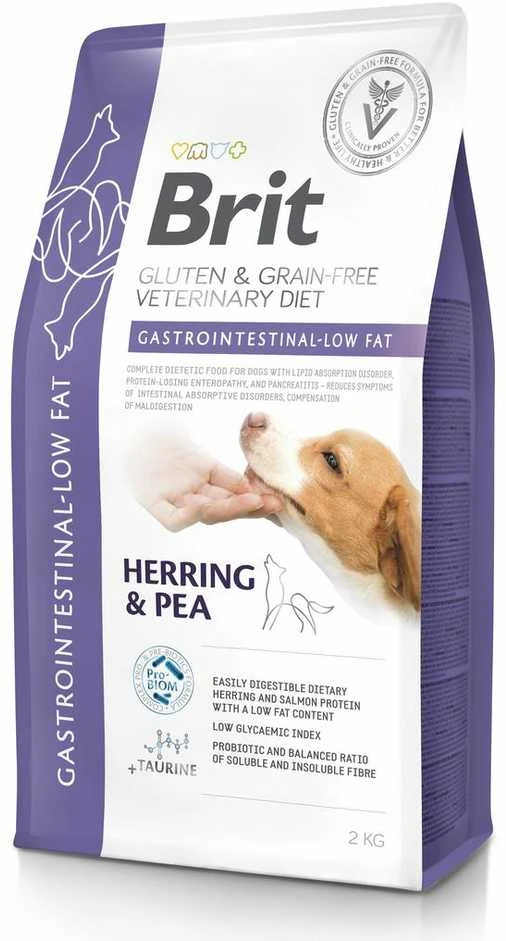 Brit GF Veterinary Diets Dog Gastrointestinal-Low fat 2kg