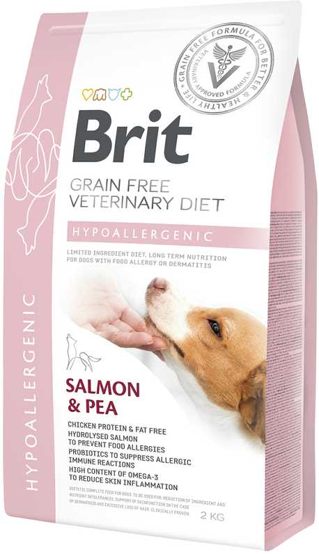 Brit GF Veterinary Diets sausas Maistas šunims Hypoallergenic 2kg