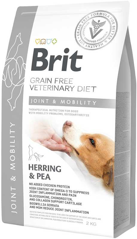 Brit GF Veterinary Diets sausas Maistas šunims Joint&Mobility 2kg