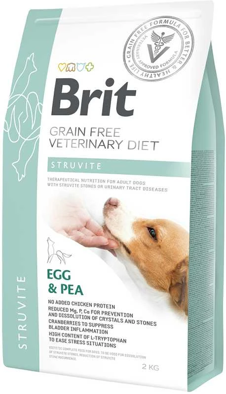 Brit GF Veterinary Diets sausas Maistas šunims Struvite 2kg