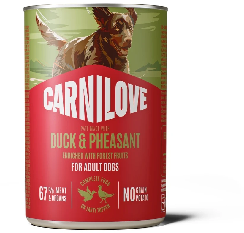 Carni Love DOG CAN su antiena ir fazaniena 400g