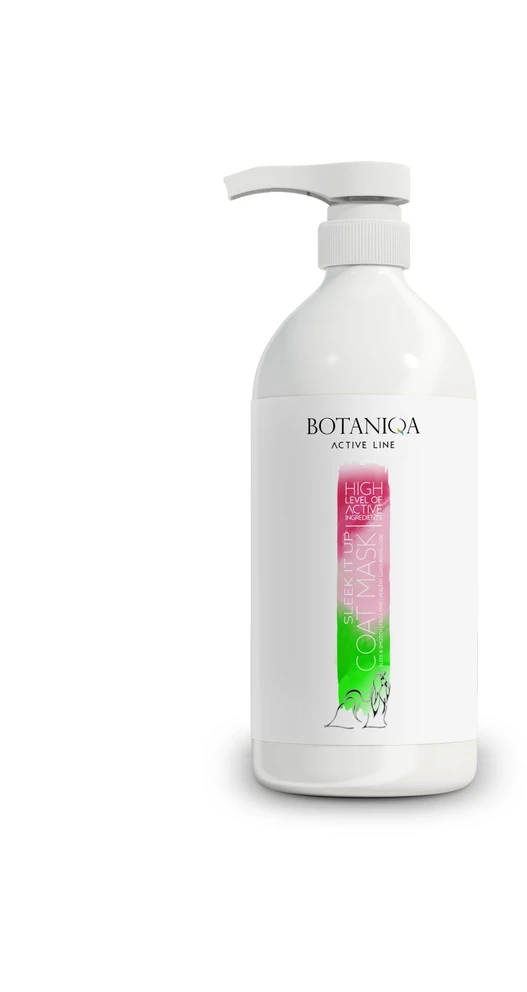 Xeven Sc Botaniqa Active Line Sleek It Up Coat Mask – Lyginamasis koncentratas ilgiems, šilkiniams kailiams, 1L