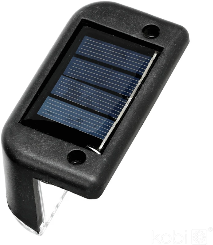 0,06W LED prožektorius su saulės baterija PHOTON, juodas, 3000K, IP44, 8vnt. pakuotė