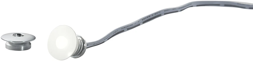 0,2W LED įleidžiamas šviestuvas STARLIGHT, baltos/sidabro sp.