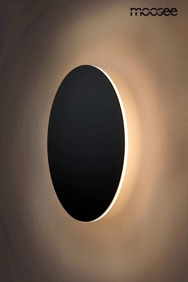 0,7-3W LED sieninis šviestuvas SHADOW SUN 25, juodas, 3000K, su jutikliu - šviestuvas įjungiamas/išjungiamas prisilietus