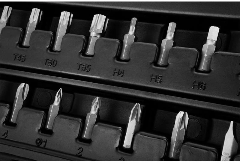 Zestaw Rinkinys 1/2" galinių raktų rinkinys, 58 vnt., CrV