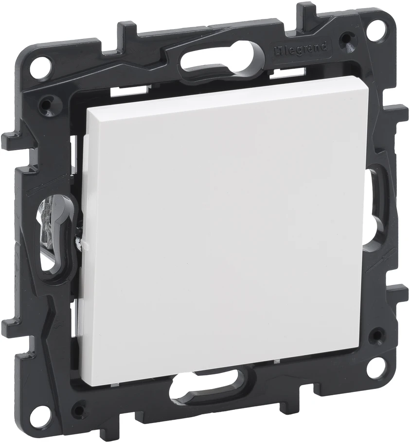 Perjungiklis LEGRAND NILOE STEP, baltos spalvos