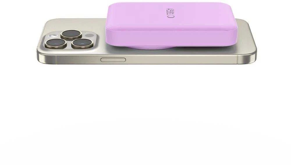 Tech-Protect LifeMag MagSafe PB11 10000mAh Power Bank – rožinės spalvos